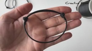 Браслет Как сделать простой браслет со скользящим узлом