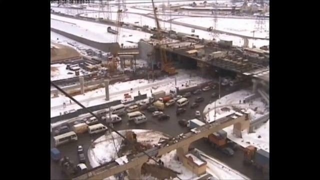 Строительство развязки на трассе М5 около Люберец смотреть онлайн