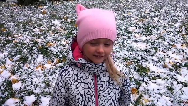 Рассказываем стихотворение "Первый снег" с Владиславой смотреть онлайн
