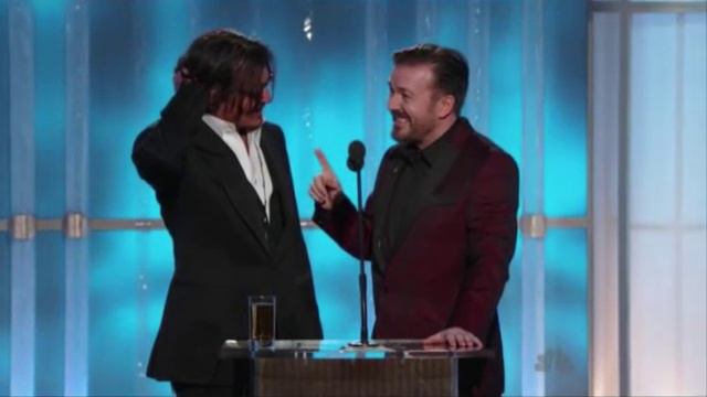 Johnny Depp At The 69th Annual Golden Globe Awards