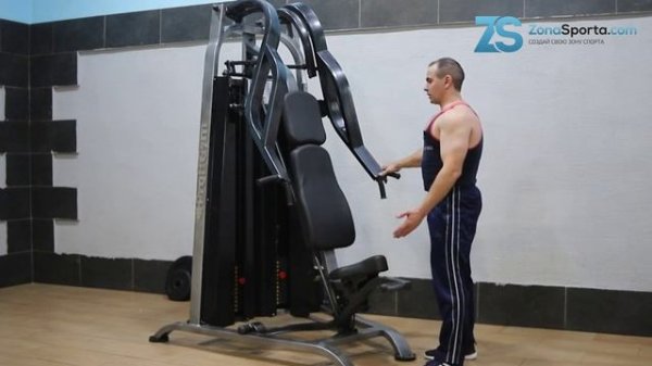 ТРЕНАЖЕР ЖИМ СИДЯ ВПЕРЕД ProfiGym ТГ-0550-C обзор