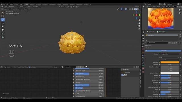 blender devil fruit quick modelling смотреть онлайн