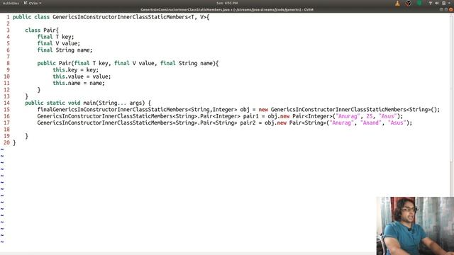 Java Live Coding : How to use Generics with constructors, inner classes and static members. смотреть онлайн