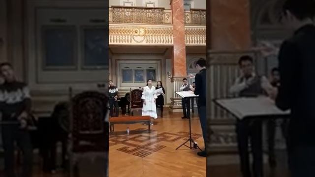 Nurlla Maryam. Репитиция детской оперы К. Маркова 