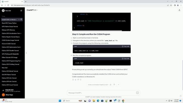 Install Cuda Driver Windows 10