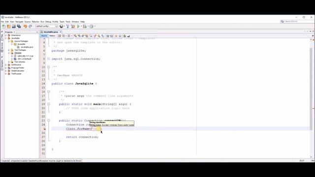 Java GUI 02: SQLITE JDBC Connection смотреть онлайн