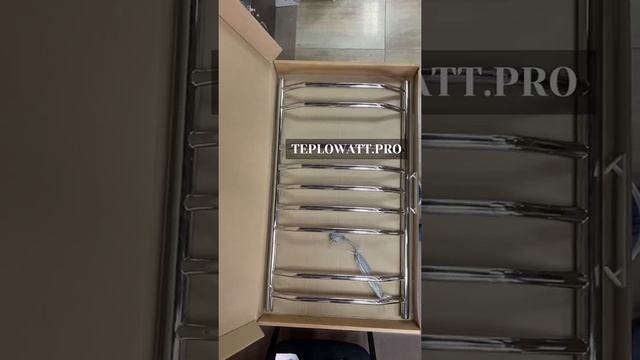 Распаковка ВИКТОРИИ. Электрический полотенцесушитель Laris Виктория П9 500х900 ХРОМ смотреть онлайн