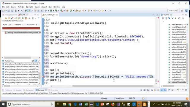 Selenium with Java 40 - Issues with mixing of implicit and explicit wait explained in detail смотреть онлайн