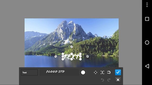 Make Transparent Text Effect on Android | PS Touch Tutorial | смотреть онлайн
