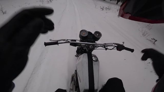 JAWA 350, 638, в лесу порвался газовыи трос смотреть онлайн