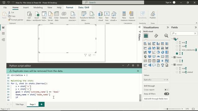 How To - Create/Plot Football Shots in Power BI смотреть онлайн