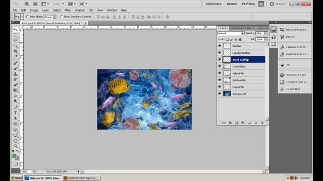 Photoshop CS5 - Phan 1 - Bai 10 - Opacity Layer смотреть онлайн
