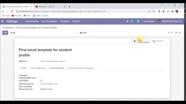 How to add attachment in email template latest odoo tutorial email template odoo 14 older version смотреть онлайн