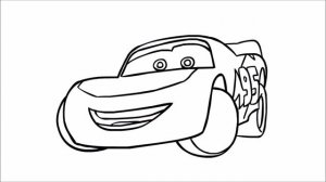 Молния Маквин раскраска. Как нарисовать Молнию Маквина.  Маквин картинка.  Раскраски тачки 3