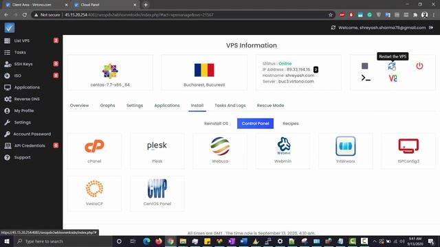 Installing and Setting up WordPress on VPS with Plesk смотреть онлайн