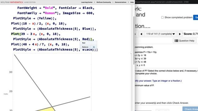Graphical Approach to Linear Programming Using Wolfram Mathematica смотреть онлайн