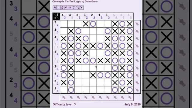 Tic-Tac Logic Game Solved - 2020-07-09 смотреть онлайн