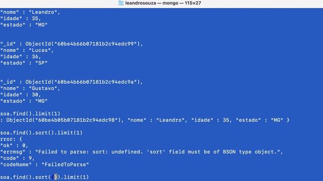 Aula 02 - MongoDB: primeiros comandos com find, insertOne, insertMany, updateOne, renameCollection смотреть онлайн