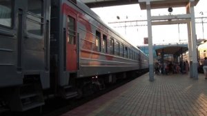 Прибытие ЭП1М-577 с поездом №478 Челябинск — Адлер