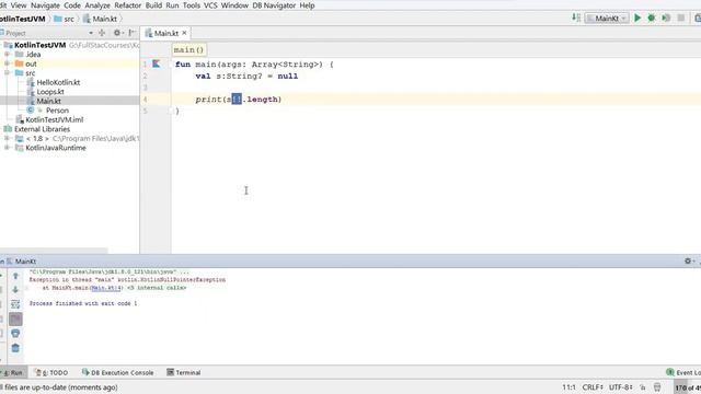 Kotlin - 7. (Nullable type, проверка на null и Элвис) смотреть онлайн