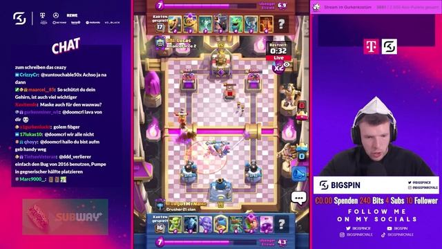 ??NEUER PSYCHOSEN-PRO VERRÄT SEIN GEHEIMNIS... | Clash Royale Deutsch смотреть онлайн