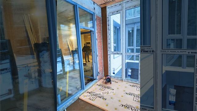 ЖК Дудергоф. Остекление 3 балконов, утепление, объединение лоджии с комнатой. Замена на теплое. смотреть онлайн