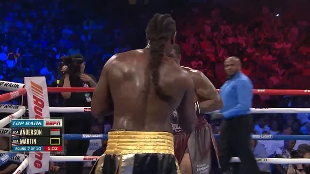 Jared Anderson Scores 1 Knockdown, Gets Tested, Gets Win over Martin | FIGHT HIGHLIGHTS смотреть онлайн