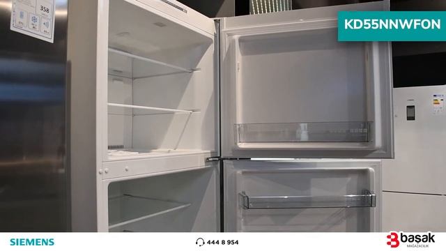 Siemens KD55NNWF0N Beyaz Nofrost Buzdolabı смотреть онлайн