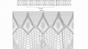 Ажурная юбка крючком