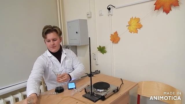Видео эксперимент по выделению и отделению эфирных масел. И часть эксперимента по получения ментола смотреть онлайн