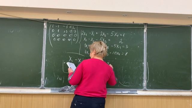 Осадчая Д.М. Решение системы линейных однородных уравнений смотреть онлайн