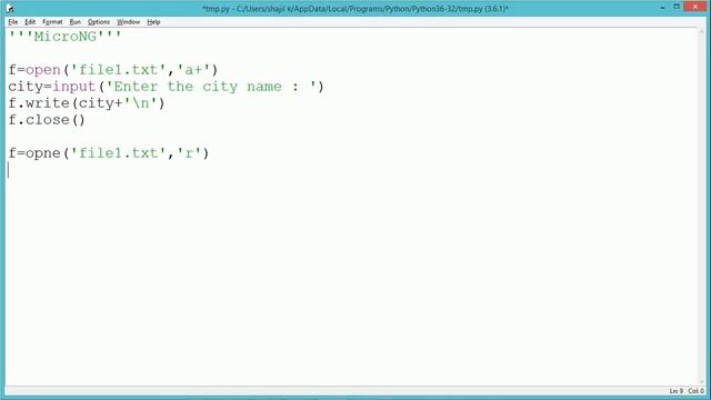Python Program - Append File смотреть онлайн