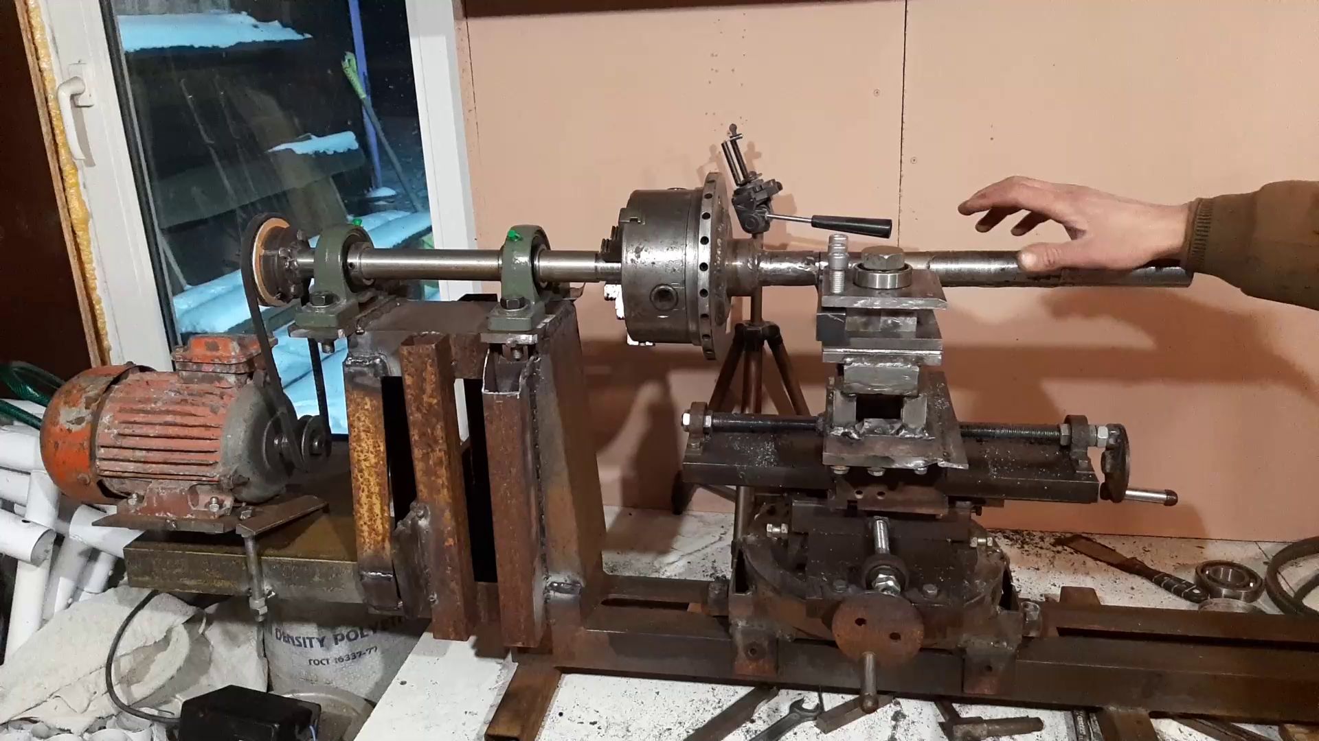 Это не реально! Токарный станок из хлама! смотреть онлайн