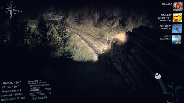 SpinTires карта b1 пройдено часть 8 смотреть онлайн