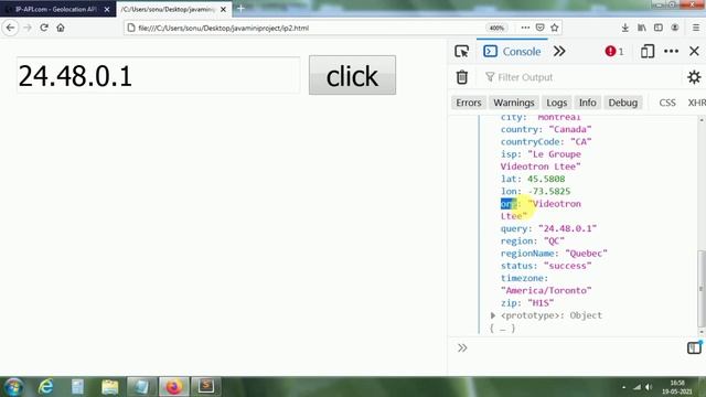 How to create IP location finder tool in JavaScript смотреть онлайн