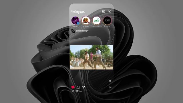 Instagram Ui Animation With Glass Effects смотреть онлайн
