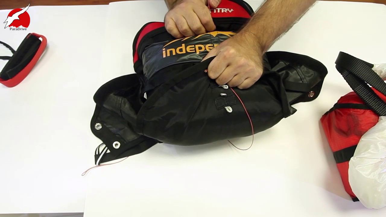 Парапланеризм: упаковка парашюта Evo Cross 160 во фронтальный кокпит Sky Country смотреть онлайн