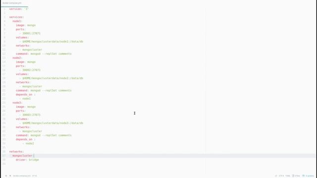 How to build a simple MongoDB cluster for data replication using docker-compose from scratch смотреть онлайн