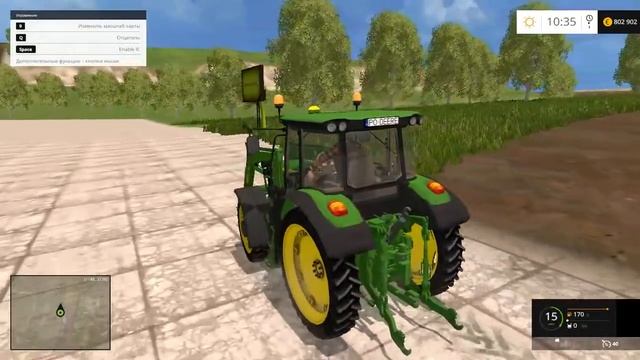 Обзор Мод John Deere 6090RC для Farming Simulator 15 Скачать Part 20 смотреть онлайн