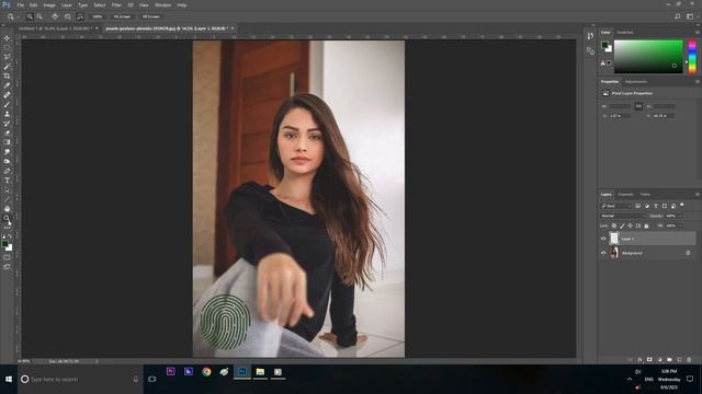 how to finger PNG image to Photoshop #illustrator #coreldraw #photoshop смотреть онлайн