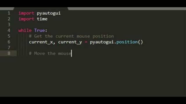 Python script to move mouse every minute смотреть онлайн