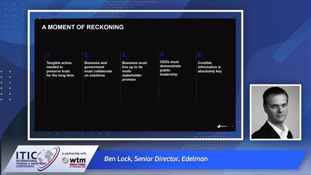 ITIC Virtual Summit THE FUTURE OF TRAVEL & TOURISM FINANCIAL STRATEGIES FOR THE RECOVERY panel 7 смотреть онлайн