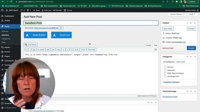 How to open a link in a new tab in WordPress смотреть онлайн
