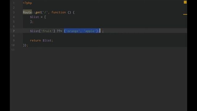php 7.4 ~ Lesson 4: Null coalescing assignment operator смотреть онлайн