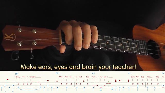 Mister Sandman lower voices (Ukulele Low G) смотреть онлайн