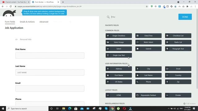 Make any kind of FORM in WordPress for FREE (Drag & drop) | English | 2021 смотреть онлайн