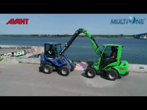 MultiOne VS Avant. Сравнение минипогрузчиков. Скорость, маневренность, гидравлика, мощность, части.