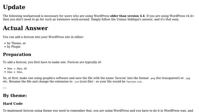 Wordpress: How to add favicon to my site - in both front end and admin panel? (2 Solutions!!) смотреть онлайн