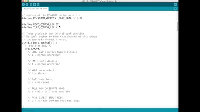 Talking about my Arduino sketch for the RDA5807M FM Radio IC смотреть онлайн