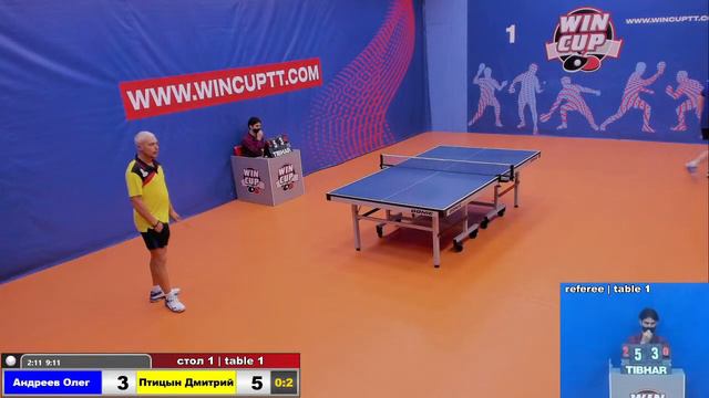 Андреев Олег 1-3 Птицын Дмитрий Турнир Восток 4 WINCUP 04.11.21 Прямая трансляция Зал 1 смотреть онлайн
